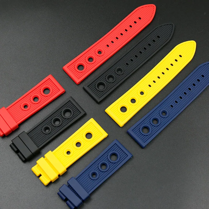 

Men's Silicone Strap for Breitling Avengers Challenger Marine Culture 22mm24mm Women's Waterproof Sports Rubber Strap