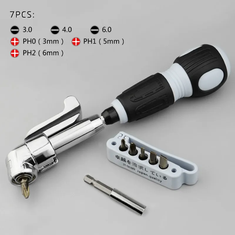 Buy Multi Hand Tools Set 7 In 1 Positive And Negative Bent Screwdriver Set With