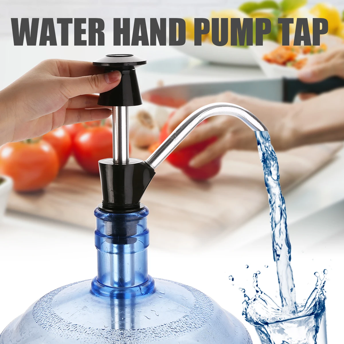 Caravan Sink Aluminum Water Hand Pump Tap Camping Trailer Motorhome Replacement Accessories For Outdoor BBQ