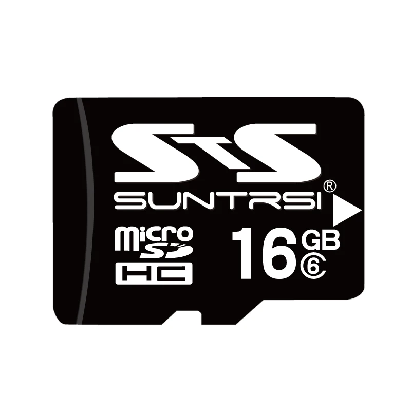 Suntrsi Micro SD карта 32 Гб 16 Гб SDHC+ Class 6 C6 TF usb флэш-карта памяти 8 ГБ 4 ГБ продукт высокая скорость для телефона камеры - Емкость: 16GB Class 6