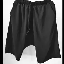 27-44 лето мужской плюс размер одежда облегающие шорты Висячие низкие большие промежности повседневные шорты с завязкой костюмы