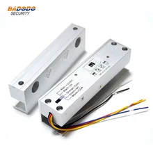 DC12V алюминиевый сплав Материал Fail Safe Электрический Болт замок для Бескаркасной стеклянной двери контроля доступа Домашняя безопасность