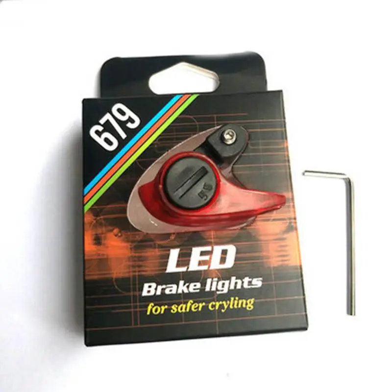 Buy New Electric Bicycle Bike Cycling Red LED Brake Light Lamp Safety_Light