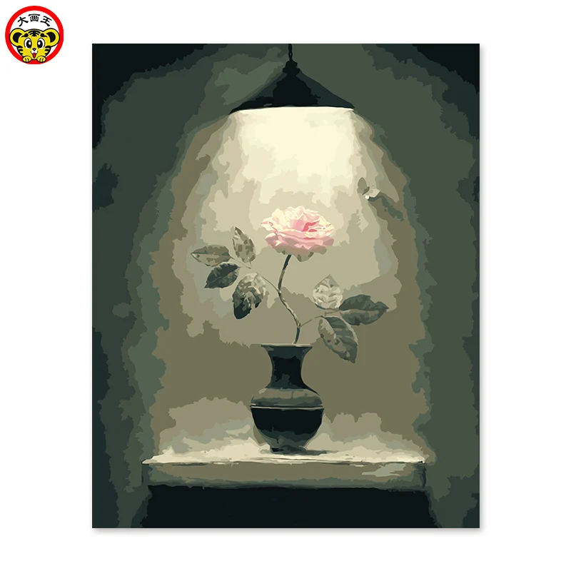 Картина по номерам художественная краска Сделай Сам цифровая Рисование маслом