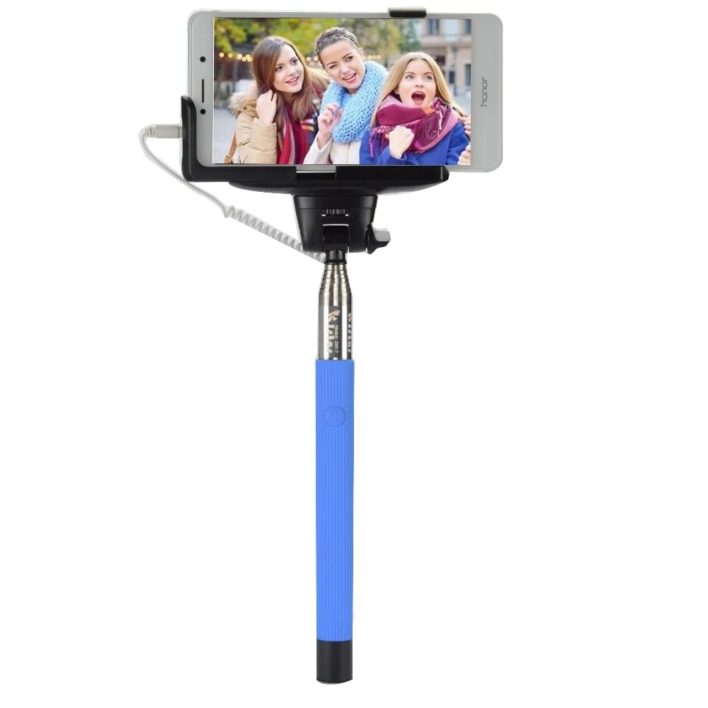 Z07-7 аудио кабель проводной selfie палка расширяемой монопод самостоятельная stick для iphone 7 6 plus 5 5s 4S ios samsung Android