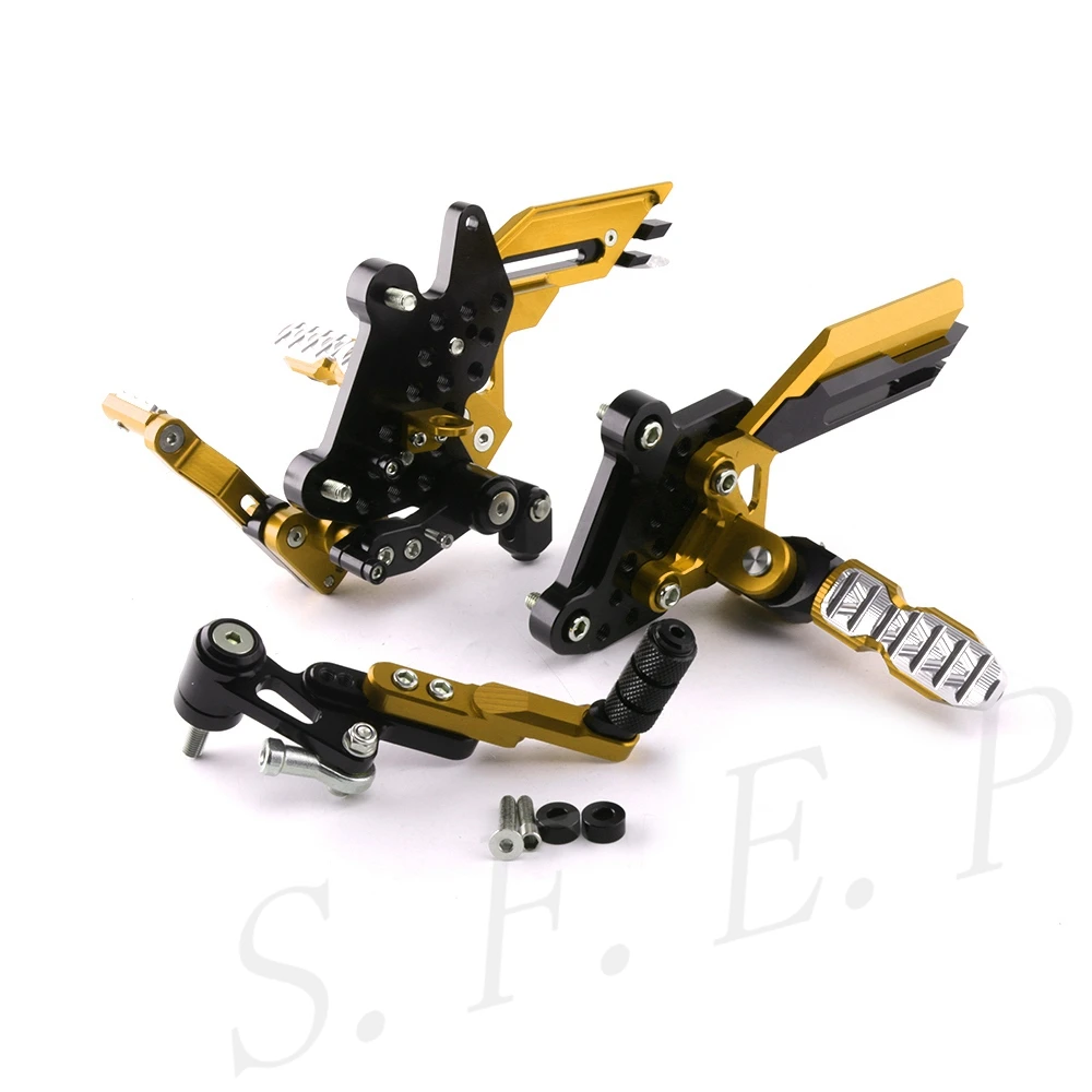 

CNC Adjustable Rearset Foot Pegs Rest Pedal For Honda CB650F CBR650F 2014 2015 2016 2017 2018