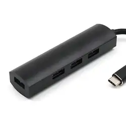 4 в 1 Мультифункциональный Тип C к USB концентратор портативный размер Тип C до 4 USB 3,0 концентратор удлинитель адаптер подходит для ноутбуков