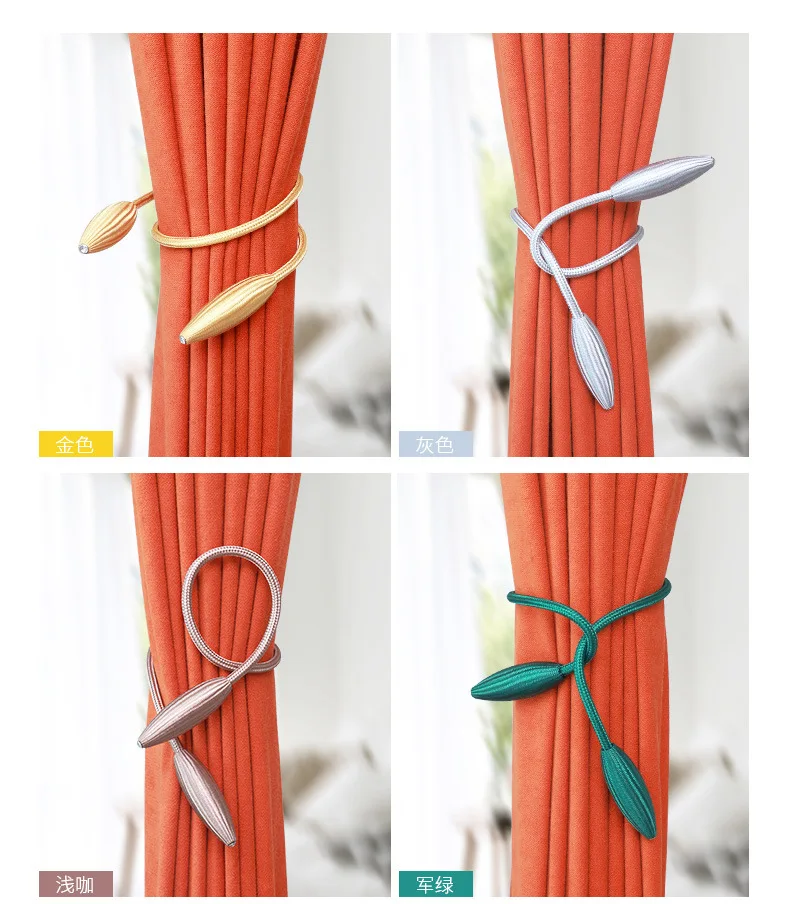 2 шт., подхваты для штор из плюшевого сплава, подвесные ремни, веревки для штор, пряжки, застежки, зажимы для штор, Аксессуары для штор, держатель для крючка, Декор