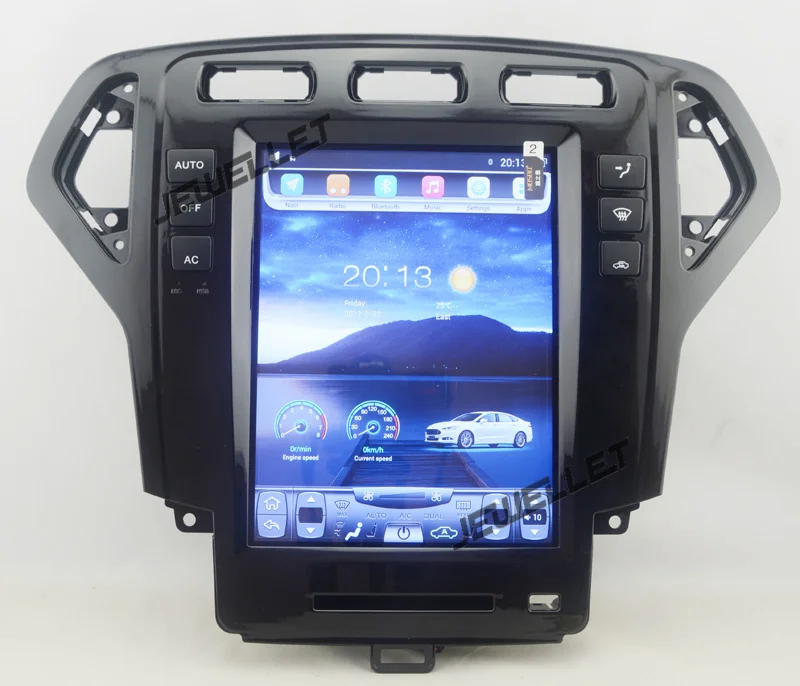 

10.4" 12.8" tesla style vertical screen android 6.0 Quad core Car stereo multimedia video player for ford Mondeo 2007-2010