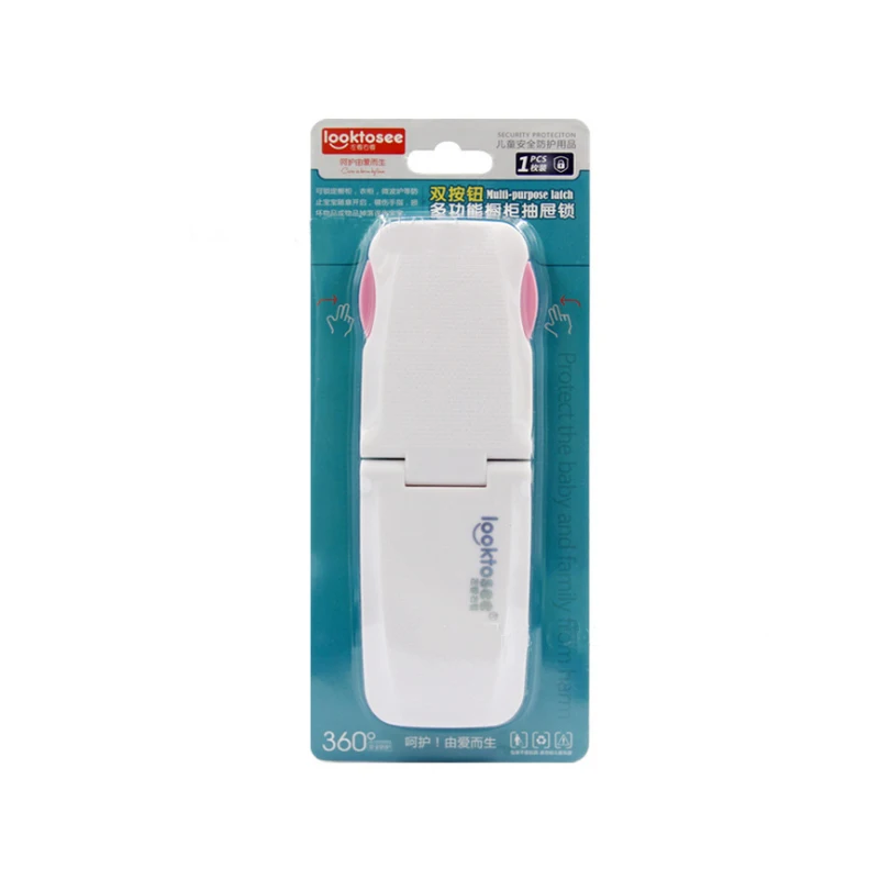Hickened الطفل سلامة حامي أقفال لباب درج خزانة دولاب مكافحة الانزلاق الحق زاوية قفل الاطفال الأطفال حماية قفل