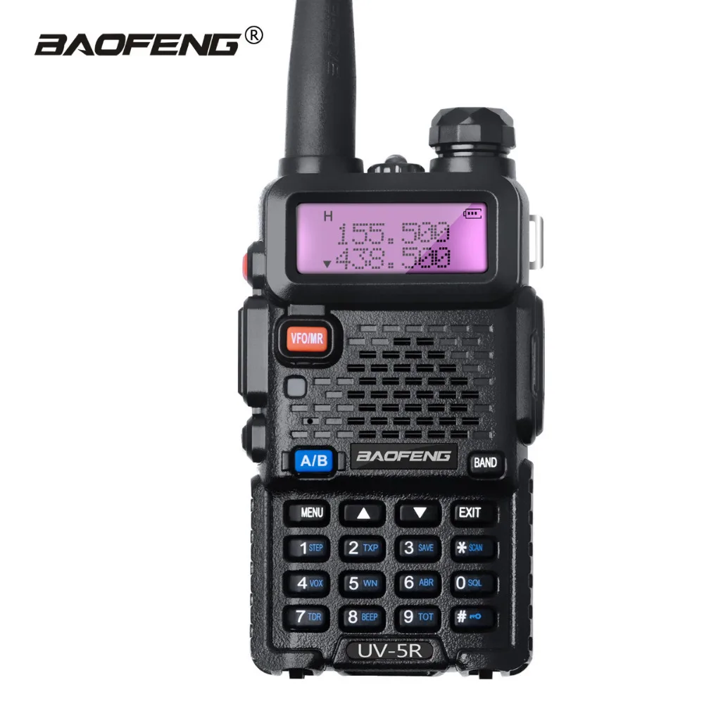 Baofeng UV-5R 8 Вт рация Двойной диапазон УВЧ, СВЧ UV5R CB радио128ch VOX Ham Радио дальний трансивер для охотничья рация