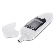 ЖК-дисплей цифровой ИК инфракрасный Лоб тела термометр белый Бесконтактный для маленьких детей взрослых
