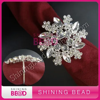 

wedding sparkling clear rhinestone napkin ring for table decor,free shipping