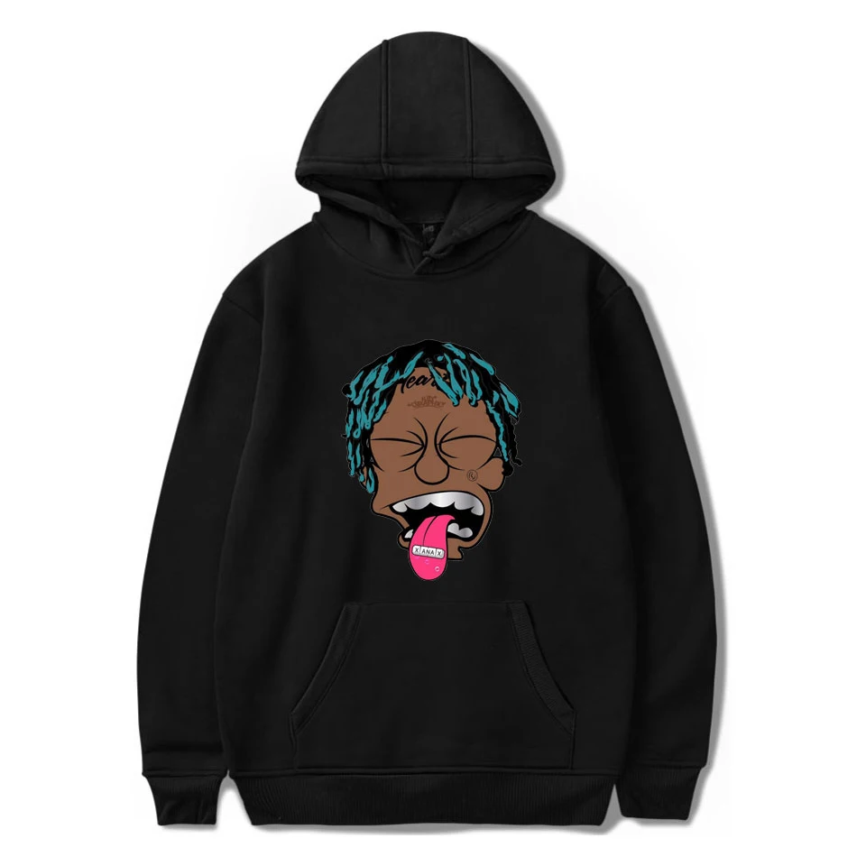 LIL UZI VERT Hoodies Sweatshirts Outerwear Hooded Ladies with Navy Blue Hoodies men Plus Size Brand 4xl White Hoody