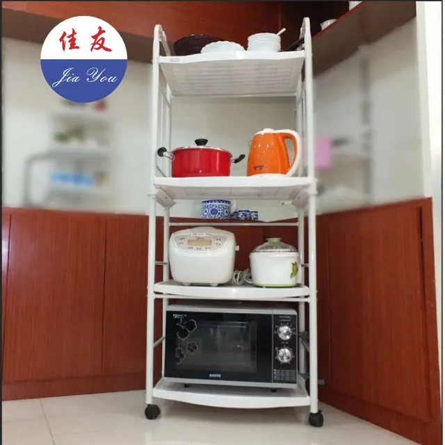 Jyxf 4 Tier Portable Kitchen Utility Shelf Micorwave Oven Stand Jyc Jyxf 4 Tier Portable Kitchen Utility Shelf Micorwave Oven Stand Jyc 018c