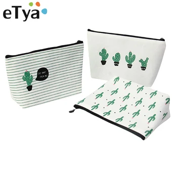 

eTya Fashion Women Travel Cosmetic Bag Portable Zipper Beauty Case Female Make Up Bag Wash Kit Bags Makeup Organizer Storage Bag