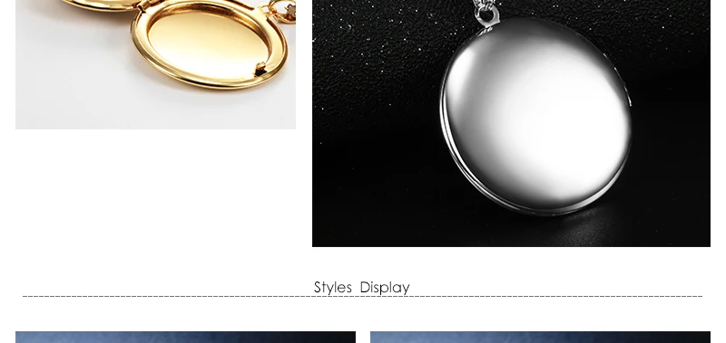 CWEEL Necklaces&Pendants Jesus Geometric Boho Long Necklace Photo Lockets Women Chain Wedding Large Bohemian Statement Necklace (3)