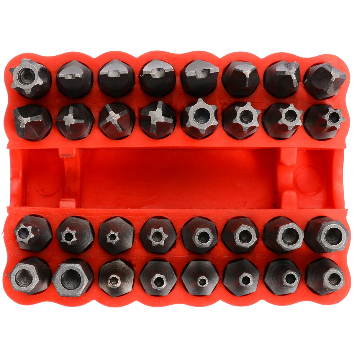 Mayitr 33pcs Safety Bits Set Hex Screw Driver Bits Set with Magnetic Holder Hand Tools Screwdriver