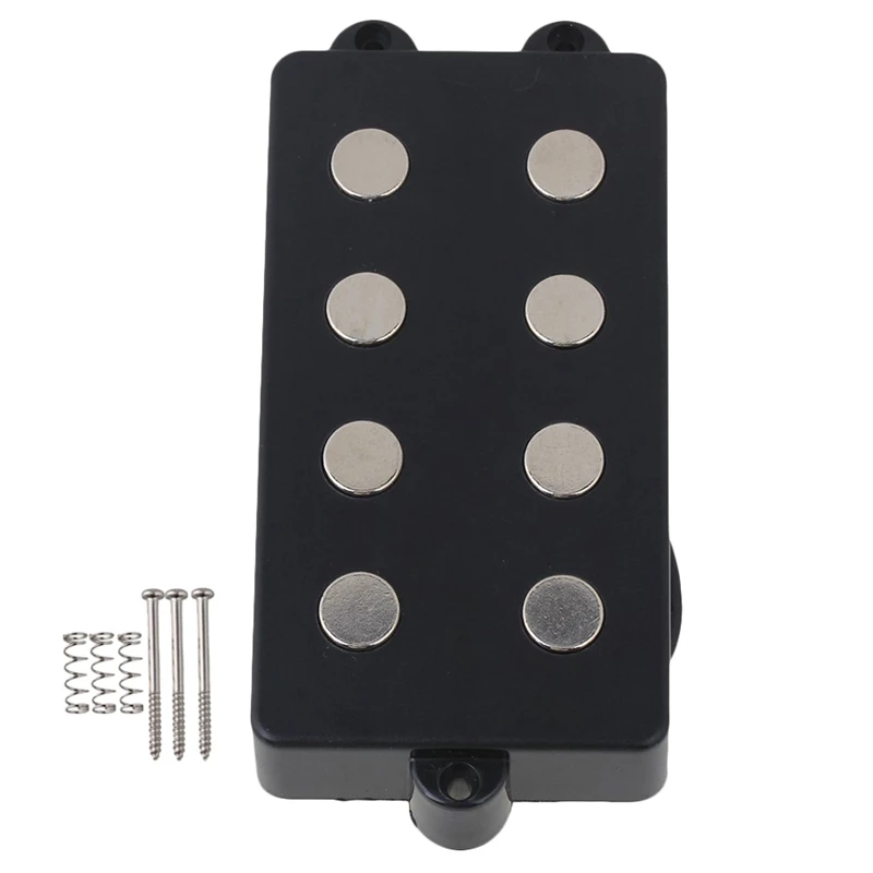 Бесшумный хороший баланс 4 струнные басы Humbucker двойная катушка пикап черный для