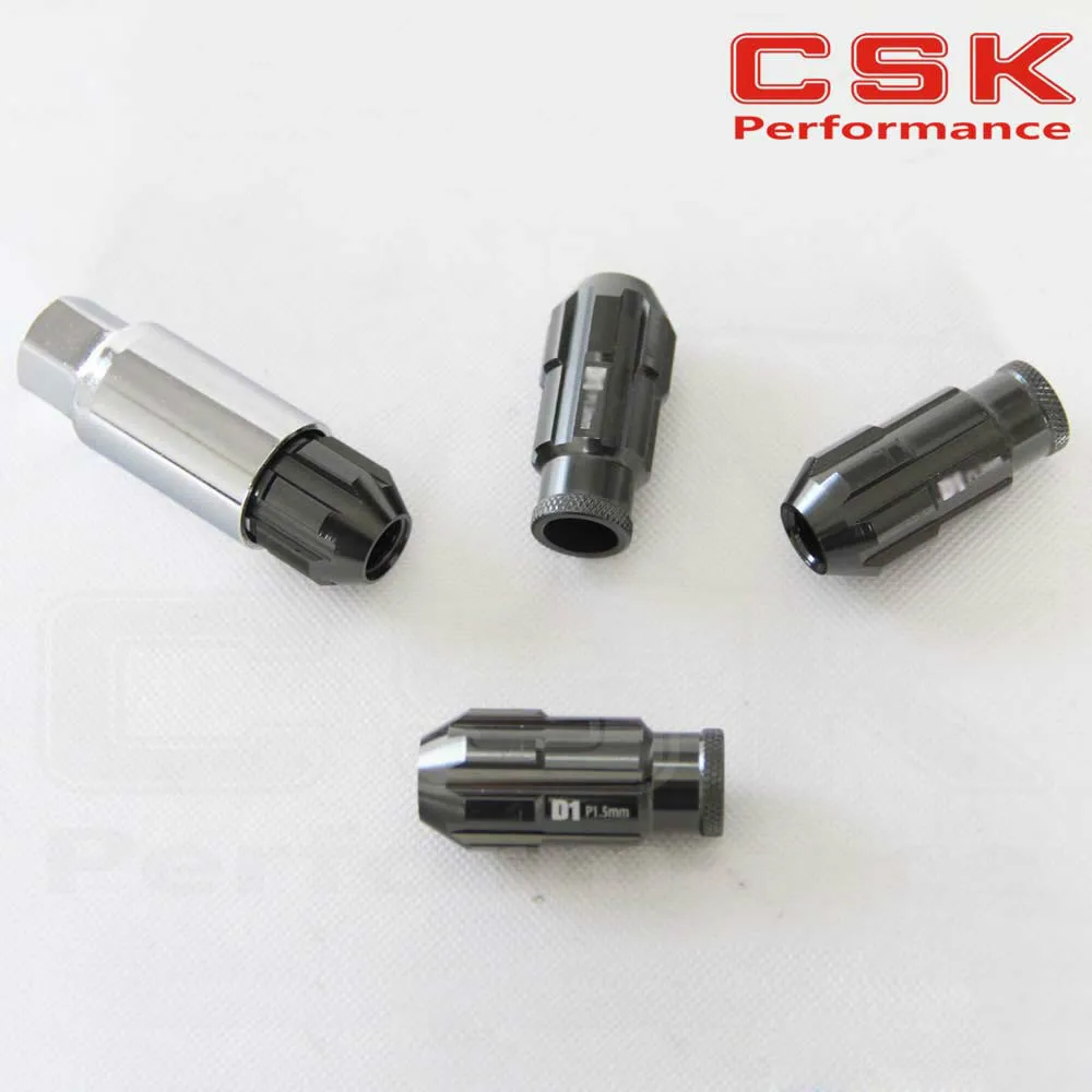 W/KEY 12x1 25 D1 SPEC Блокировка Луг серые гайки + алюминий 4 шт.|d1 spec|d1 spec lug nutslug nuts |