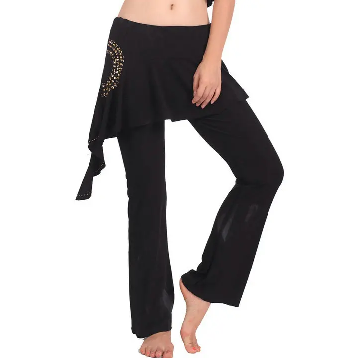 Belly Dance Dancing Costume Trousers Beads Embroidery Sequined Yoga ...