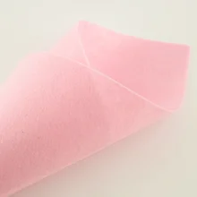 Polyester Light Pink Colour Sewing for Handmake DIY Nonwoven Placemat Interior Decoration 1mm Thick Felt Fabric Accessories