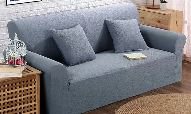 Простой стиль все включено чехол для дивана двойное сиденье тканевый кожаный диван набор эластичный сплошной цвет для домашнего текстиля - Цвет: Style13