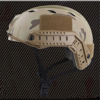 

Airsoft Sports Helmets FAST Helmet BJ Type Economy Version Protective Tactical Military Pararescue Black for Airsoft skirmish