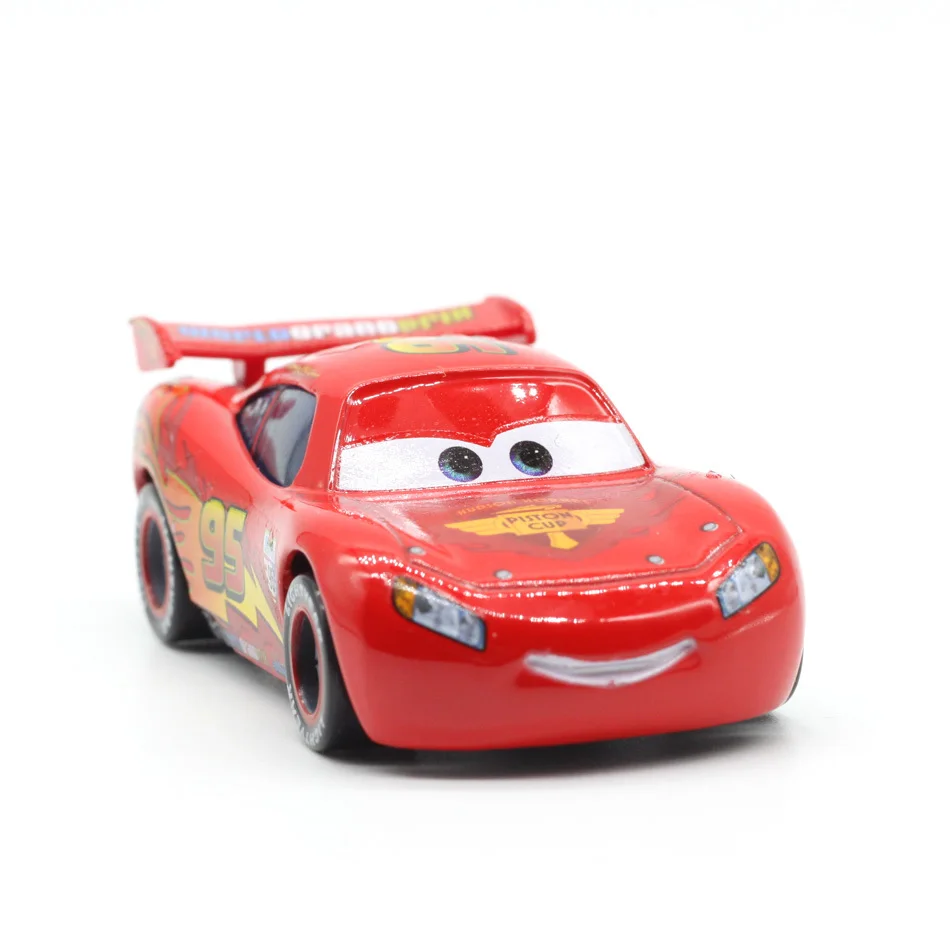 Disney Pixar Cars 2 3 новое освещение Mcqueen Suv Mater Flo Jackson Storm 1:55 литые под давлением игрушки из металлических сплавов детские рождественские игрушки лучший подарок - Цвет: 1
