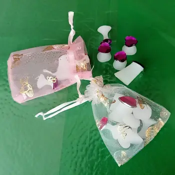 

800pcs/lot Silicone Toe Separators Foot Toe Spacers for Home and Salon Use Pedicures Spreader DIY Nail Art Tools