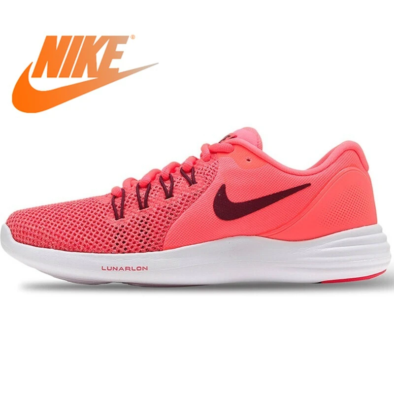 Оригинальная продукция Nike LUNAR очевидной Для женщин обувь для бега легкая дышащие, для активного отдыха и спорта удобные кроссовки