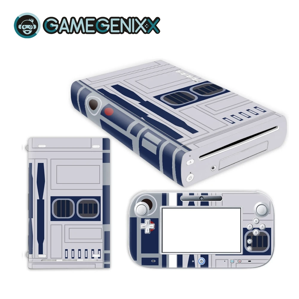 

GAMEGENIXX Skin Sticker Vinyl Decal Full Set Wrap Cover for Nintendo WiiU - R2D2