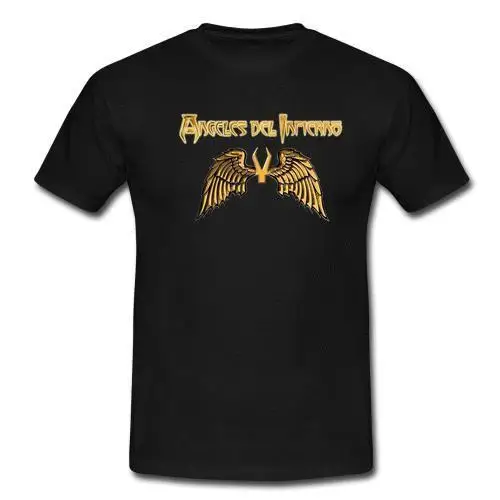 

ANGELES DEL INFIERNO Basque Heavy Metal Band T-shirt Kraken Size XS S M L XL 2XLknitted comfortable fabric