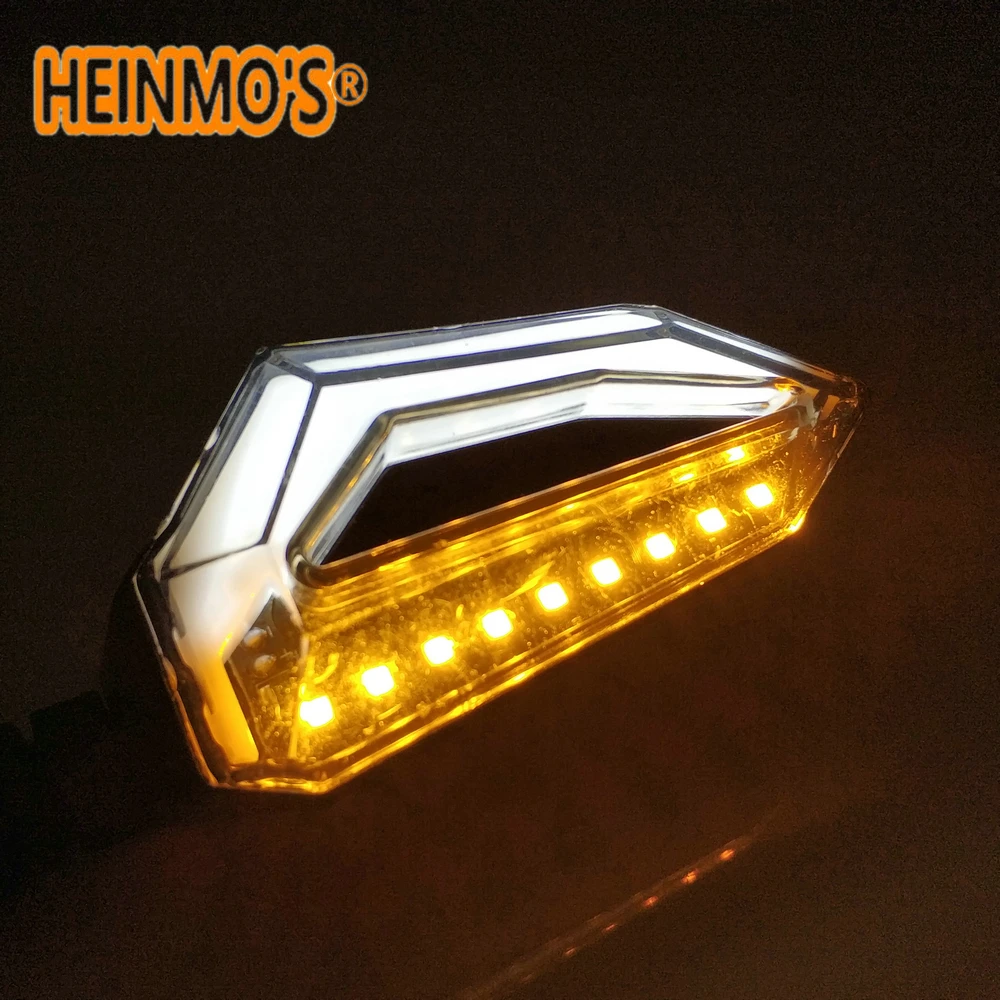Pitbike Dirt Pit Bike LED Turn Signals Motorcycle DRL Light Indicator Motorbike Turning Flashing Signal lamp Flasher LED Blinker (14)