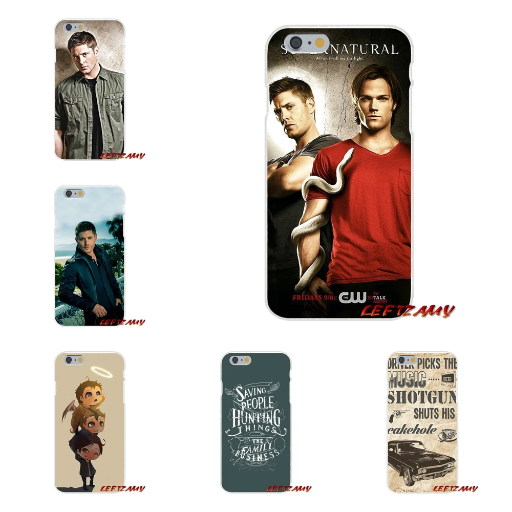 

For Huawei P8 P9 P10 Lite 2017 Honor 4C 5X 5C 6X Mate 7 8 9 10 Pro Transparent TPU Case Supernatural Jensen Ackles Dean Winchest