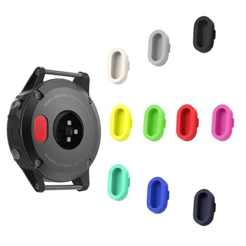 

Fashion 10 Pcs GPS Watch Sensor Dust Plug Anti-Dust Dustproof Cover Cap For Garmin Forerunner 945 935 Smart Watch Charging Port