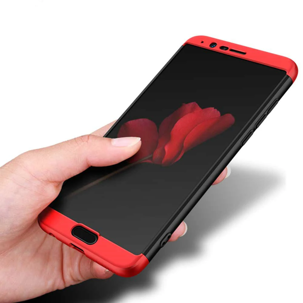 

Case for Huawei Honor V10 HonorV10 Cover 3 in 1 Plastic Ultra Thin Back Cases for Huawei Honor V10 V 10 Phone Bags 5.99inch