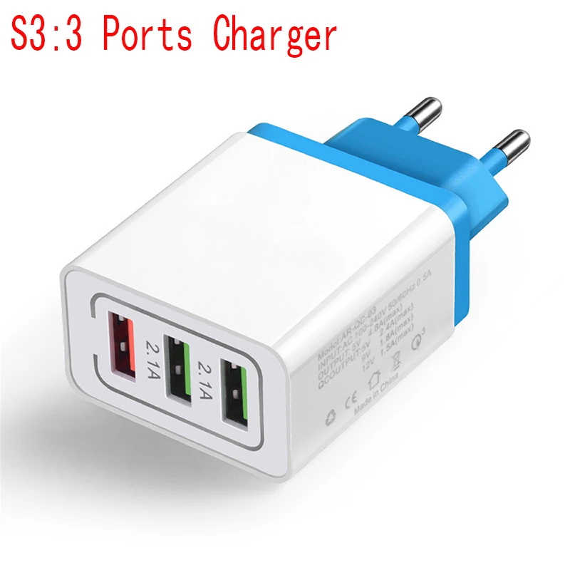 AMEEC Quick Charge 3.0 Multiple USB Charger Station 3  4 Port USB Chargers 5V 2.1A 3A Mobile Phone Android QC 3.0 Charging (5)