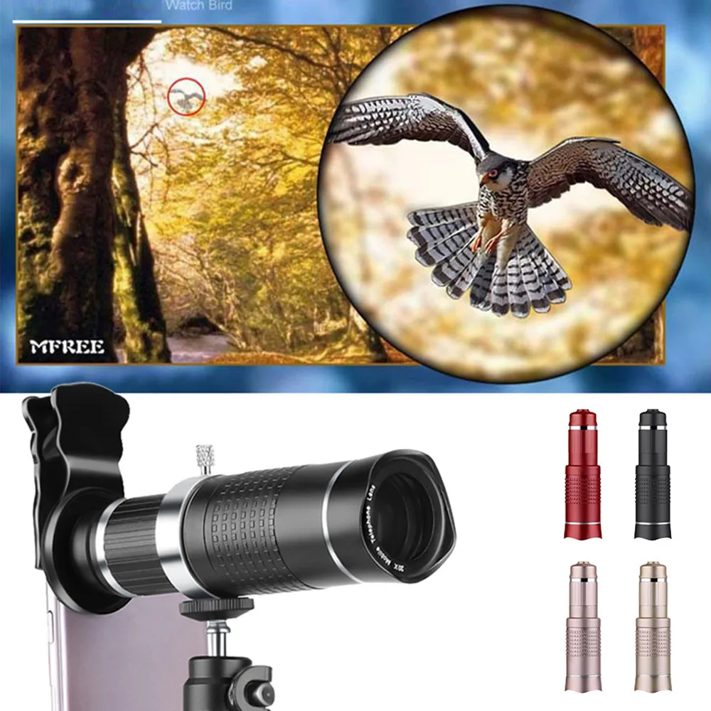 

20 X Universal Clip On Cell Phone Camera Lens Kit Aluminum alloy ForPhone 20 X Universal Clip On Cell Phone Camera Lens 1.23