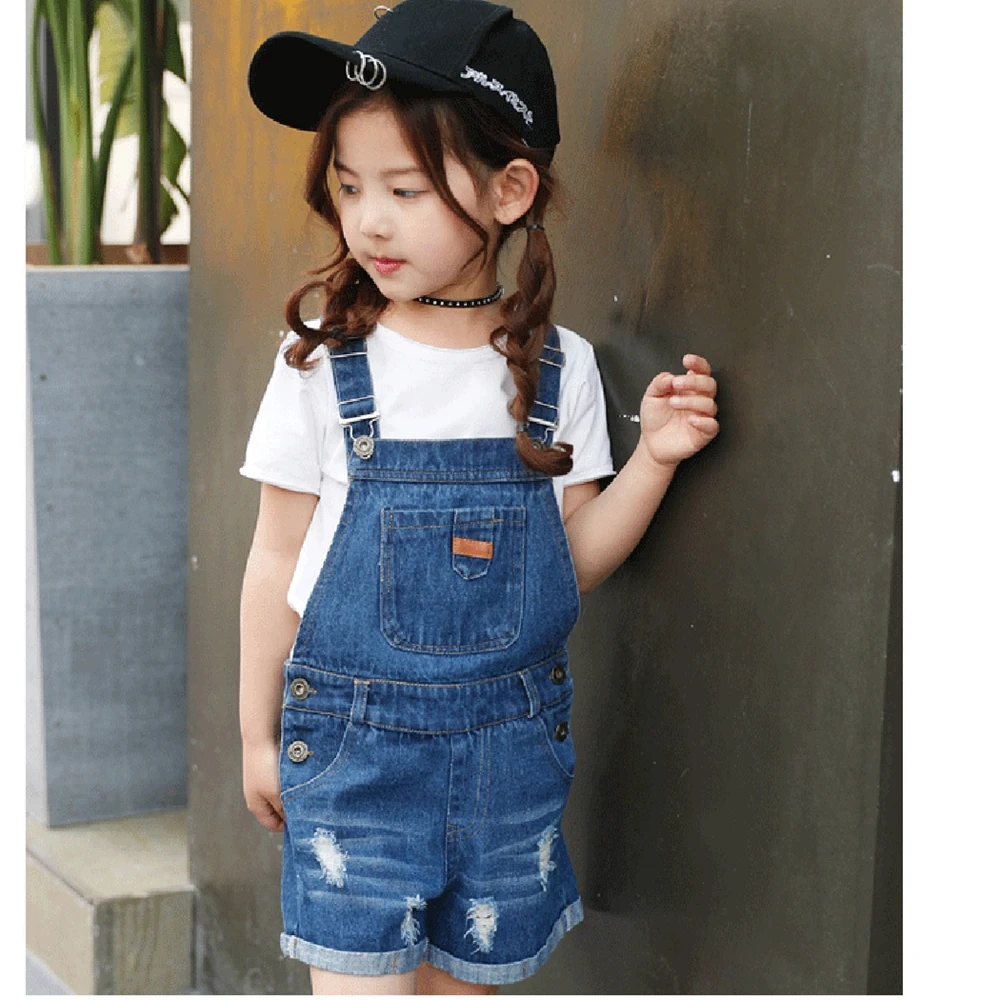 Chumhey 2-12T Kids Overalls Summer Boys Girls Denim Shorts Jeans Tollder Rompers Children Clothes Bebe Jumpsuit Child Clothing,boys jeans