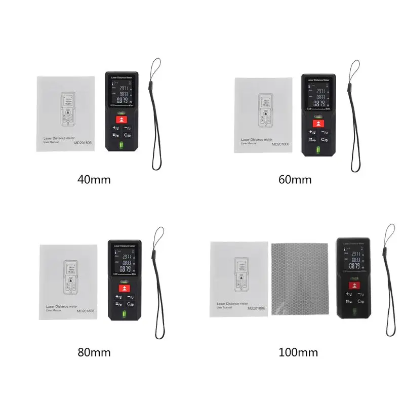 

Digital Compact Laser Distance Meter Laser Rangefinder Measure 40/60/80/100m
