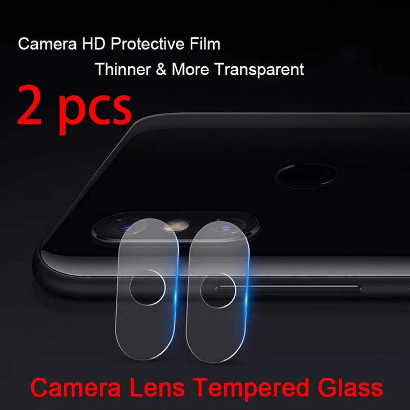 

2 pcs! 9H Hard Tempered Phone Lens Glass for Xiaomi Redmi 7 6A 6 Pro 5 Plus Camera Lens Protector for Redmi S2 Pro GO