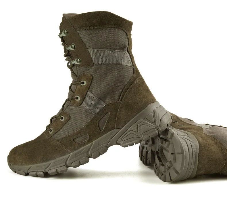 Большие размеры 40-45; тактические мужские ботинки для пустыни; износостойкие армейские ботинки; мужские модные уличные походные мужские армейские ботильоны;