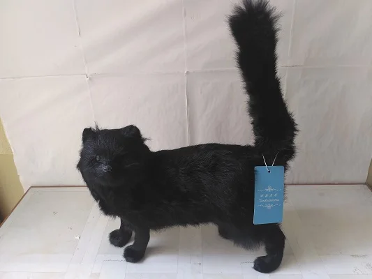 large-32cm-simulation-black-cat-hard-model-toy-polyethylene-furs-handicraft-home-decoration-birthday-gift-s0010