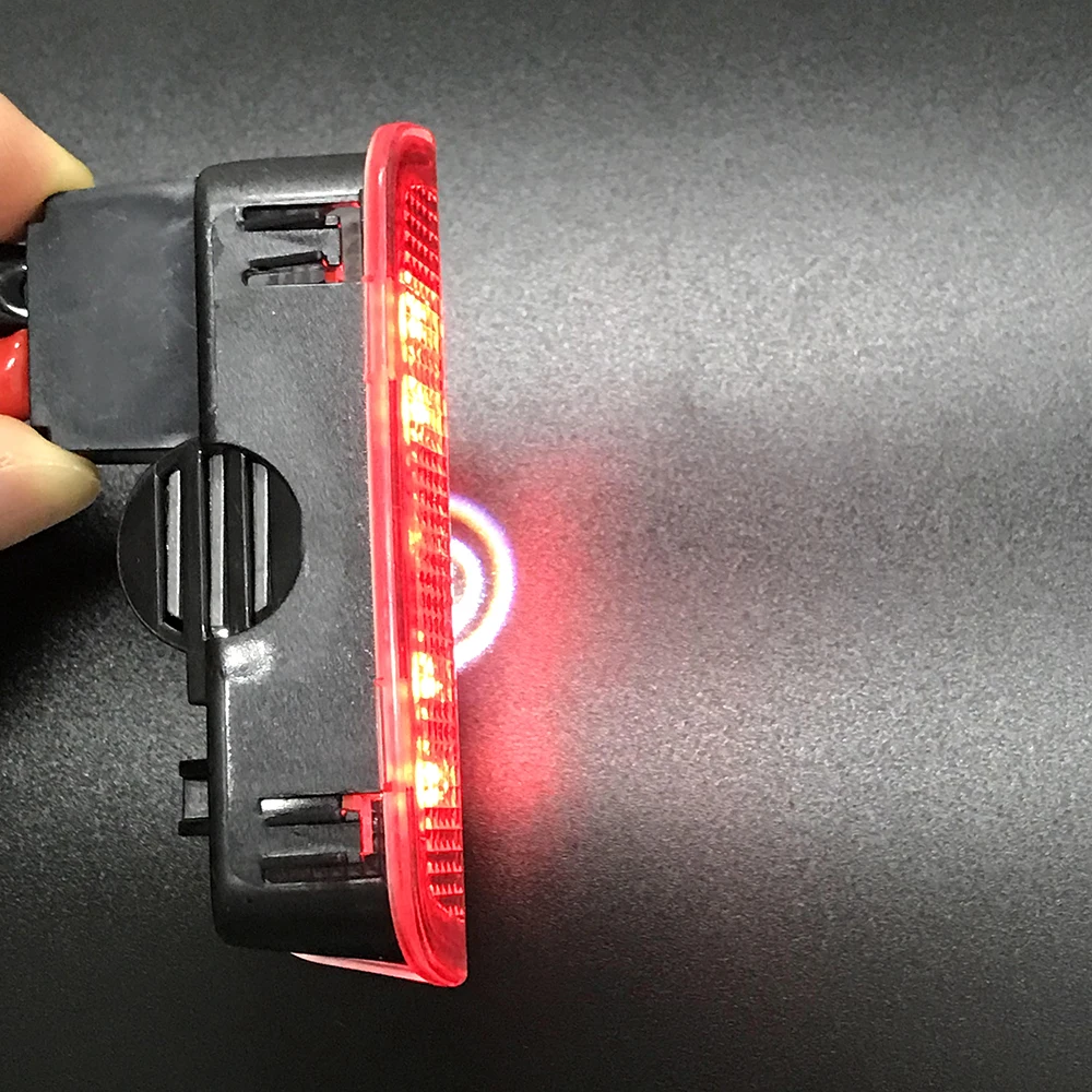 2PCS LED Laser Projector Lights Car Door Light For Skoda Superb Car