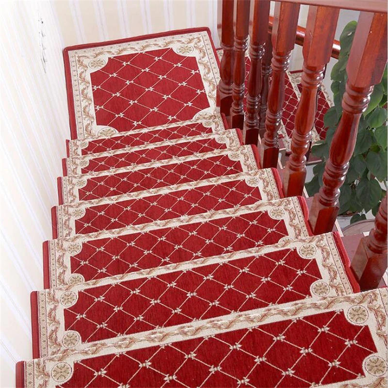 beibehang High-end new square stair step mat glue-free self-adhesive non-slip mat living room corridor carpet mats can be custom