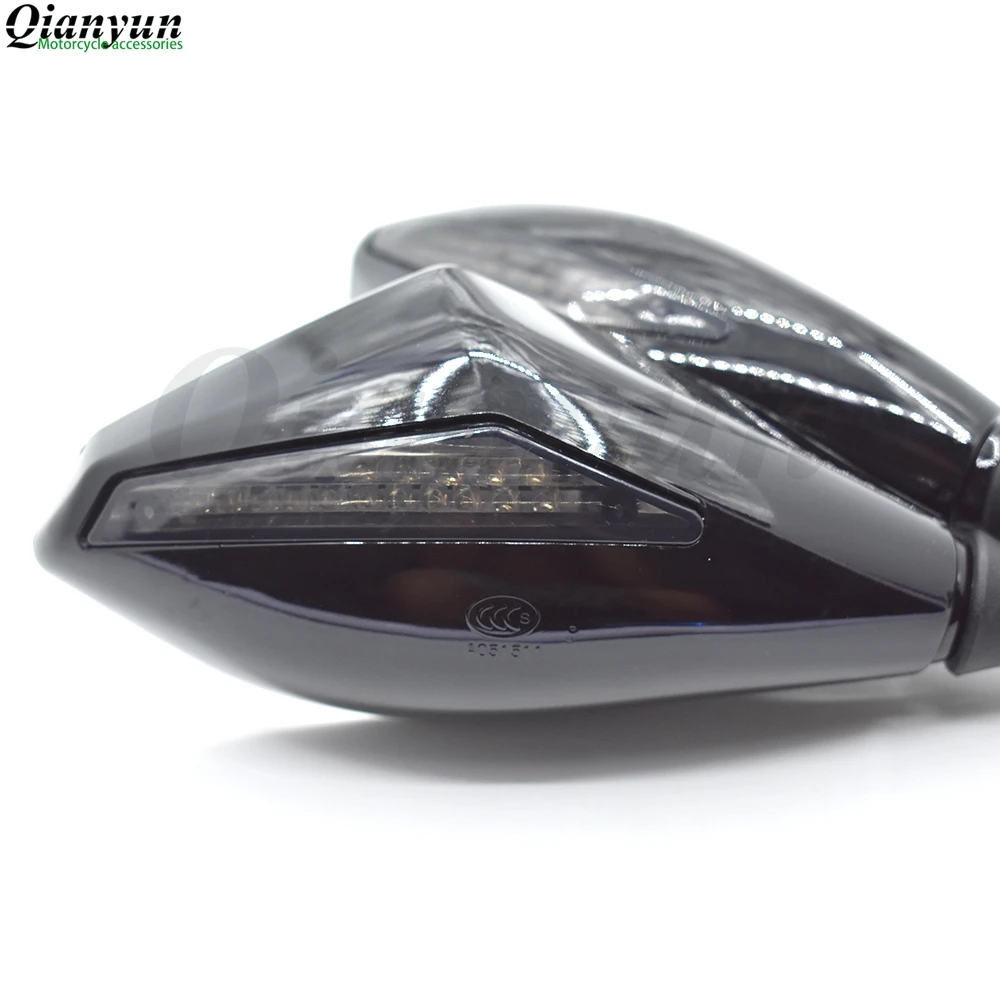 Universal motorcycle LED turn signal rear view mirror turn signal indicator for Triumph SPEED TRIPLE 675 STREET TRIPLE R DAYTONA
