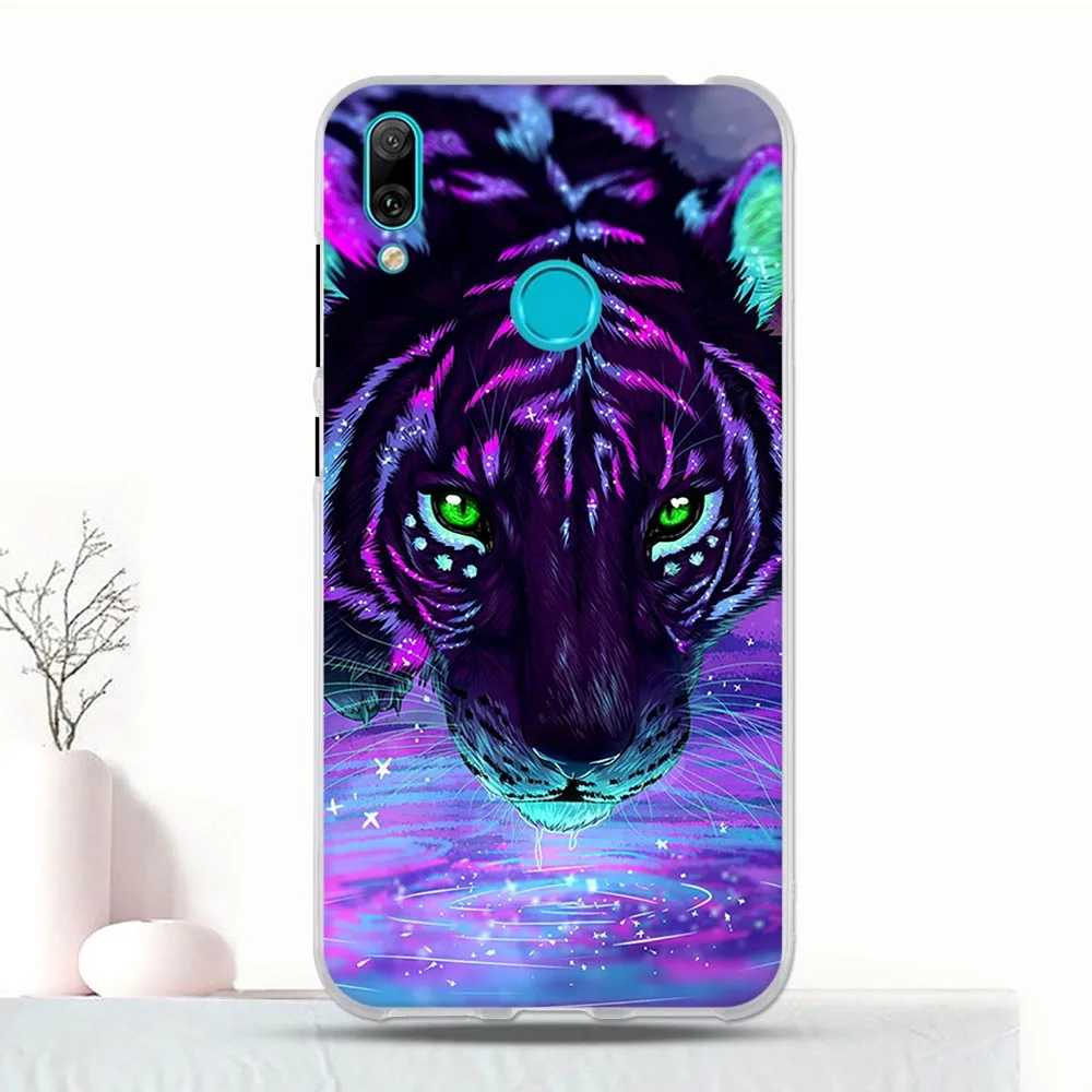 Чехол для huawei Y7 Y7 Pro Y7 Prime чехол для телефона TPU для huawei Enjoy 9 защитный чехол 6,26 дюйма силиконовый чехол - Цвет: 42