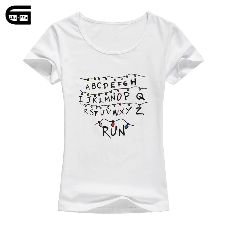 

Stranger Things Tee hipster shirt Tumblr Graphic t-shirt Women Letter Print t shirt ladies camiseta fashion girl clothing B27