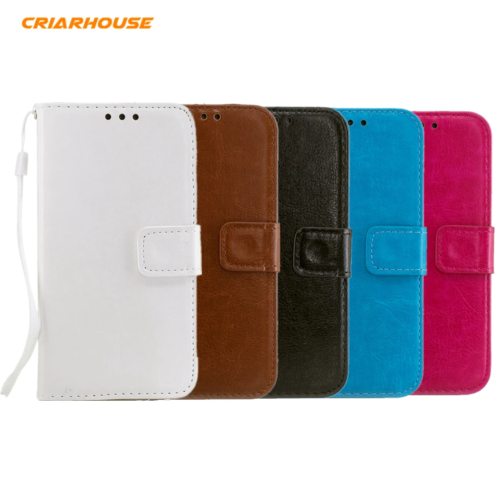 Кожаный мягкий чехол бумажник criar House Crazy Horse для Samsung Galaxy A3 A5 A7 2015 J1 J3 J5 J7 2017 J530 J330